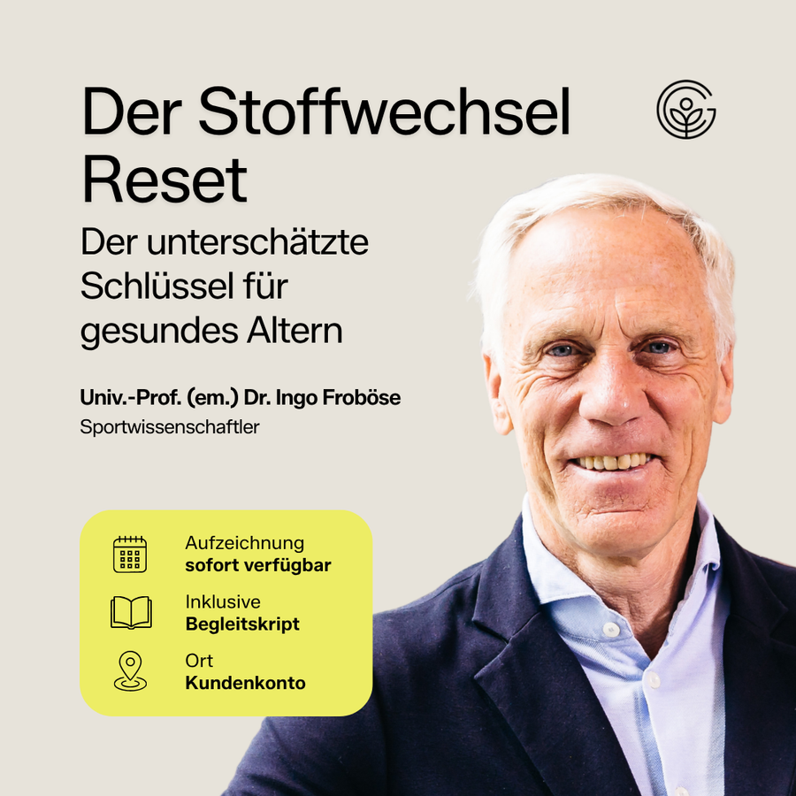 Der Stoffwechsel-Reset mit Prof. Dr. Ingo Froböse