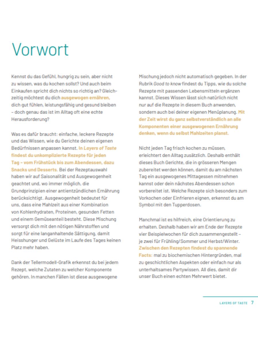 Layers of Taste | Buch